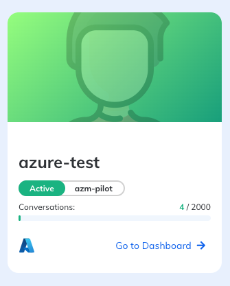 Active virtual being card in Virbe Hub